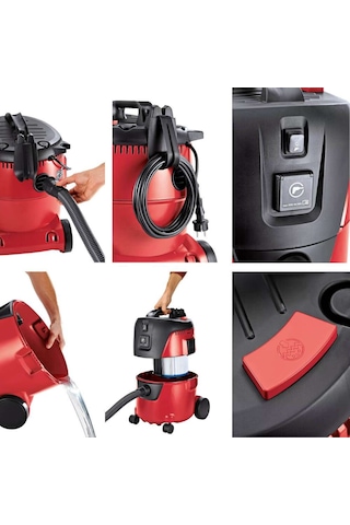 Flex Vc 21 L Mc Islak Kuru Sanayi Tipi Elektrikli Süpürge 1000w 20 Litre - Toz Emici Hava Üfleyici