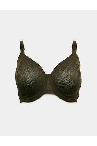 Marks & Spencer Body Dantel Detaylı Balenli Toparlayıcı Sütyen T33005843 Yeşil
