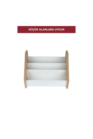 Ahşap Çok Amaçlı Çocuk Odası Yer Kitaplığı Çok Renkli