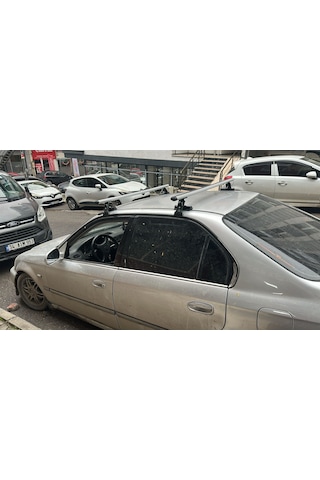 Honda Civic 2022-2025 3 Aparatlı Oluksuz Tip Port Bagaj Tavan Çıtası Ara Atkı Barı Çıta