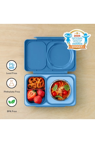 Omiebox - Up Isı Yalıtımlı 2. Nesil Kozmik Mavi Bento Yemek Kutusu Diğer