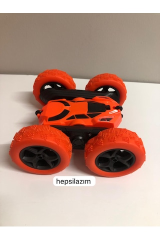 Uzaktan Kumandalı 360 Dönen Şarjlı Akrobat Stunt Car Araba Turuncu