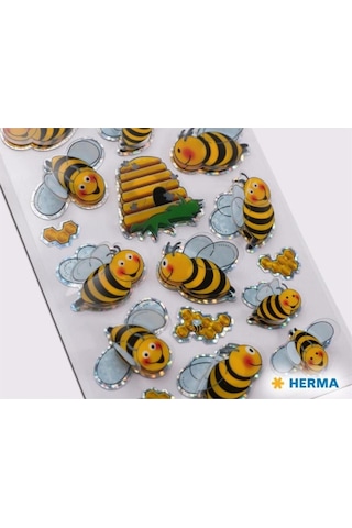 Magıc Etıket 3d Wıngs Sevımlı Arılar