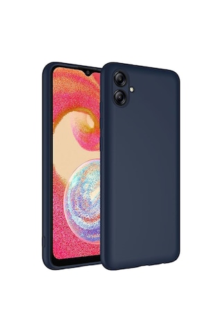 Galaxy A04e Kılıf Zore Mara Lansman Kapak Lacivert