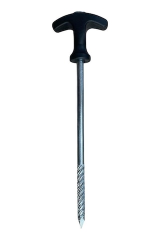 Kudos Kaliteli Demir Çadır Kazığı Seti Çantalı 20.5cm 10 Adet Gri