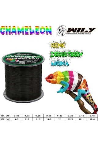 Monoflament Misina Wily Chameleon 600mt 0,45mm - Standart