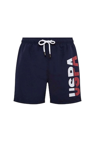 U.S. Polo Assn. Erkek Lacivert Orta Boy Deniz Şortu 22004 Lacivert