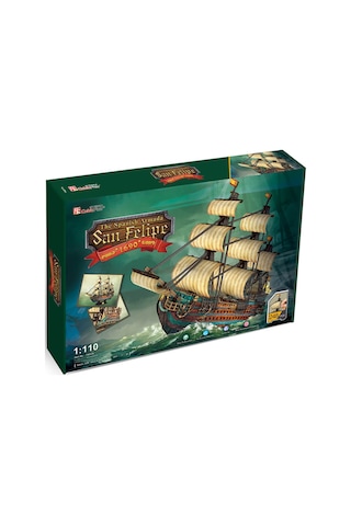 Cubic Fun 3d 248 Parça Puzzle San Felipe  Gemisi