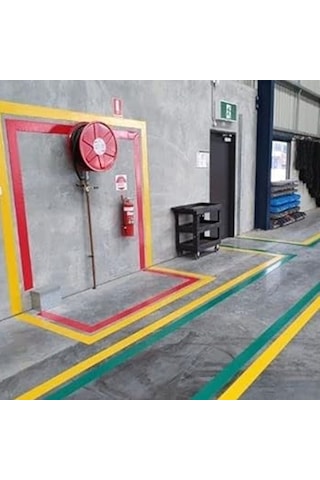 Yer Işaretleme Bandı Yeşil 10cmx30m Zemin İşaretleme İkaz Bandı