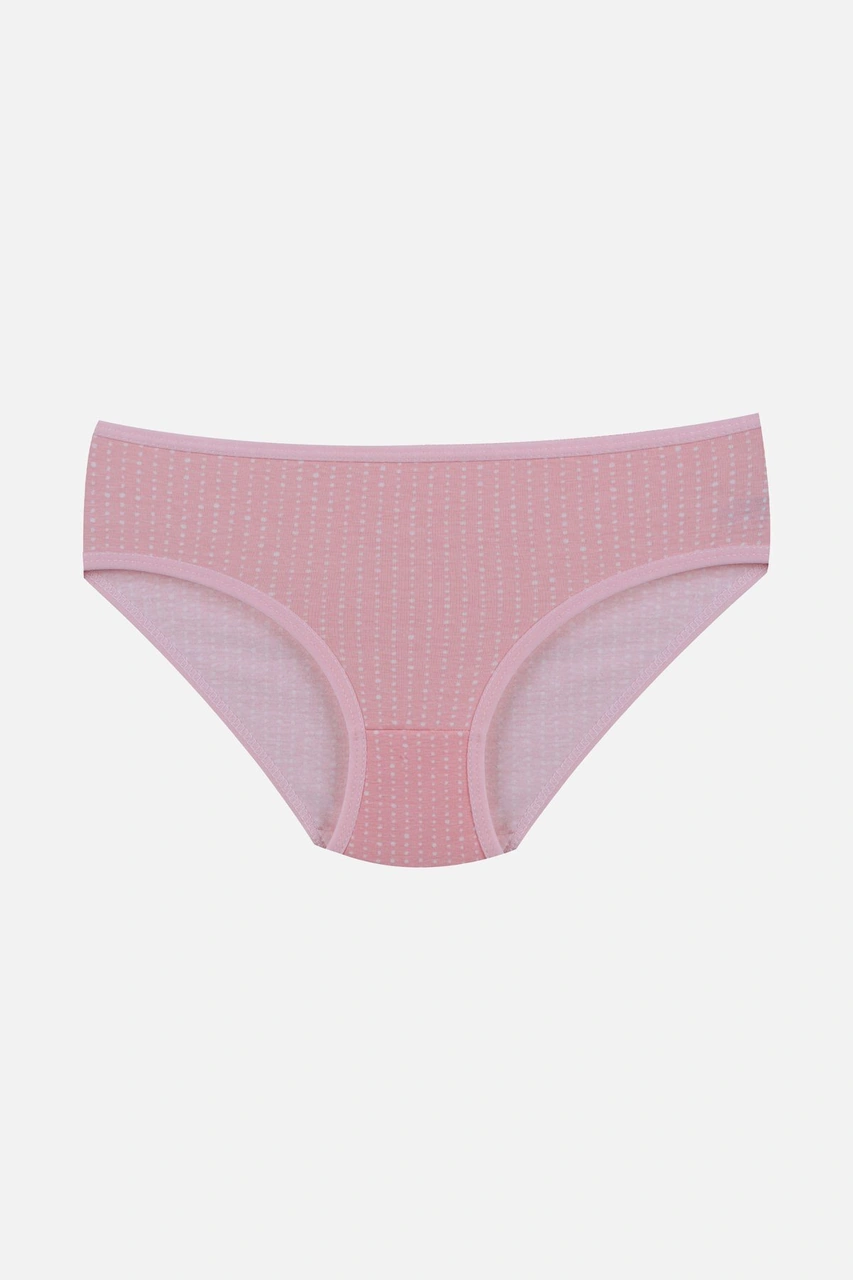 Kız Çocuk 3'lü Penguen Desenli Slip 1050 Beyaz - Pembe