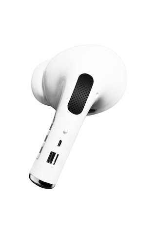 Xindoker Beyaz Kablosuz Bluetooth Hoparlör - Bt 5.0, Aux, Tf Kart, Usb, Fm Desteği - 1200mah Pil İle Taşınabilir Outdoor Ses Sistemi