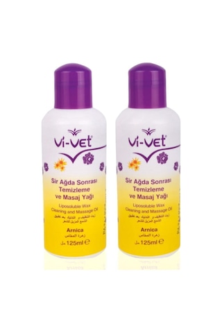 Vi-Vet Arnica Sir Ağda Sonrası Temizleme ve Masaj Yağı 125 ML x 2