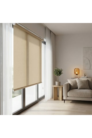 Koçtaş Basic Stor Perde Eko Bej 120 x 200