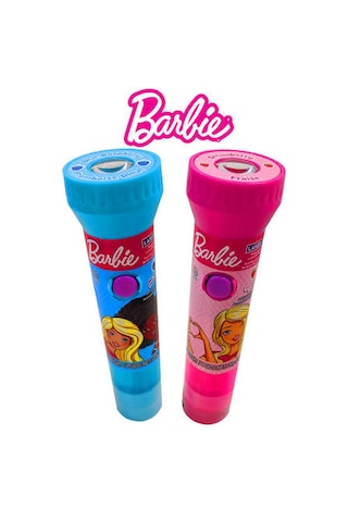 Barbie Laser Pops Işıklı Çilek Aromalı Lolipop Şeker 1 Adet
