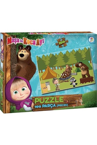 Maşa Ve Koca Ayı 100 Parça Puzzle