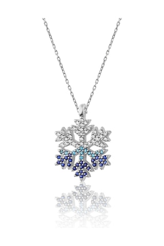Zanaatsilver 925 Ayar Gümüş Zincirli Zirkon Taşlı Rodyum Kaplama Kar Tanesi Kolye Zanaatsilver 925 Ayar Gümüş Zincirli Zirkon Taşlı Rodyum Kaplama Kar Tanesi Kolye