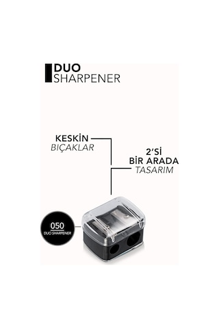 Flormar 2'si 1 Arada Göz & Dudak Kalemi Açacağı 050 Duo Sharpener