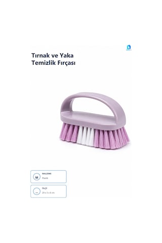 Tırnak Ve Yaka Temizlik Fırçası Çok Renkli 29 X 3 X 6 Cm