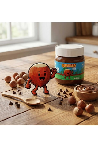 Burella Kakaolu Fındık Kreması %13 Fındık 400g