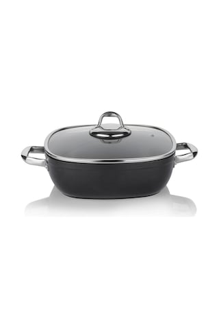 Schafer Gastronomıe 24 CM Master Granit İndüksiyon Basık Tencere