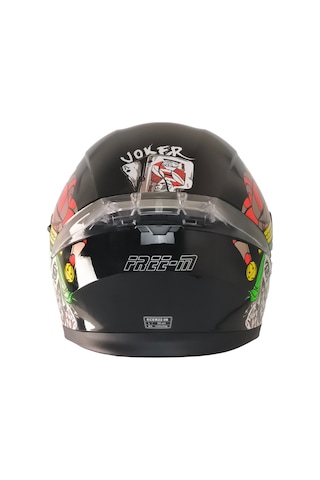 Motoanl Motosiklet Güneş Vizörlü Joker Kurye Çene Açılır Kask
