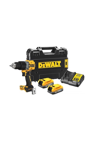 Dewalt DCD805E2T-QW 18v 1.7 Ah Li-ion Darbeli Kömürsüz Çift Akülü Matkap