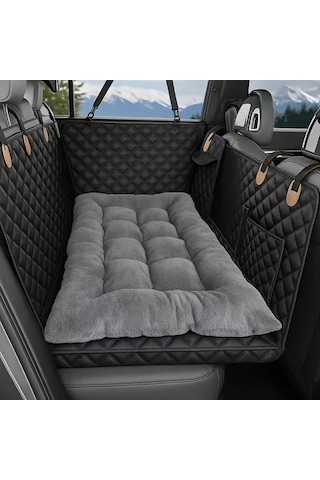 Willowhaven Gri Oto Koltuk Köpek Minderi Kalın Yumuşak Tüm Araçlar Ve Irklar İçin Kolay Temizlenir