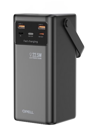 Pl-f23 50.000 Mah. 22.5w Turbo Şarj Powerbank Led Işıklı Siyah