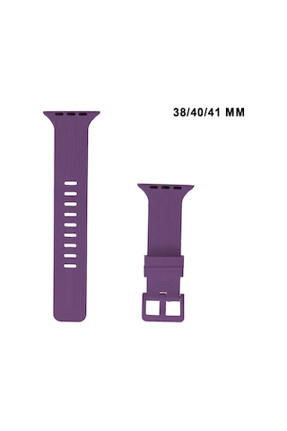 Apple Watch Uyumlu Watch 3 4 5 6 7 8 9 Se Serileri 38 40 41mm Kordon Kayış Silikon Mt86