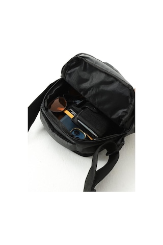 Erkek Omuz Çantası Elde Tutma 23 14 Cm Çapraz Askılı Postacı Çantası Mega Çanta Paraşüt Kumaş Gri