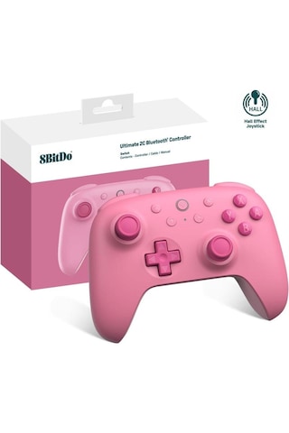 8bitdo Nintendo Switch Ultimate 2c Bluetooth Kablosuz Controller Pembe