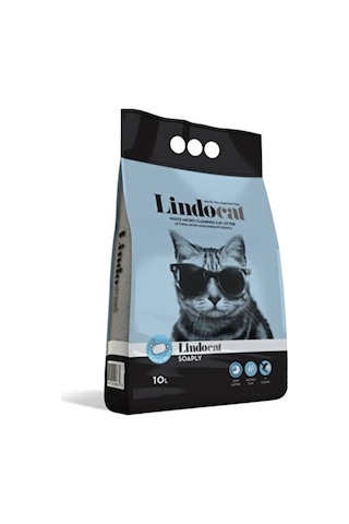 Lindo Cat Pudralı + Marsilya Sabunlu Kedi Kumu 10 L