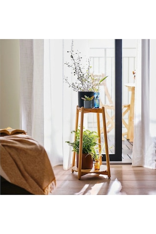 Daksjus Çiçeklik, Bambu, 60 Cm Saksılık-bitki Standı