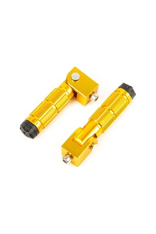 Ulzyvf Katlanabilir 8mm Motosiklet Pedalı - Kaymaz, Paslanmaz Alüminyum Ayak Destek Dinlenme