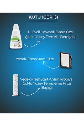 Bissell Crosswave Hydrosteam Pet Select Zemin Ve Halı Temizleyici Dikey Süpürge
