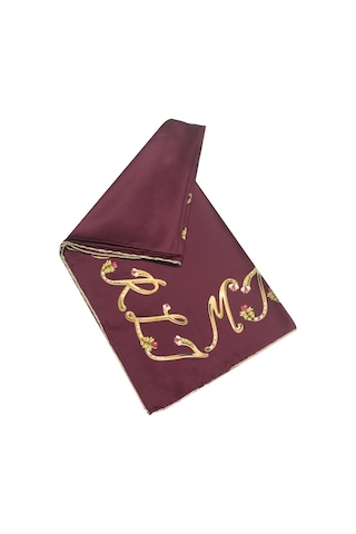 Mısırlı Polyester Eşarp Desen 16 Bordo-Standart
