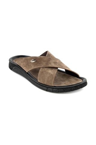 Muya Vegas 33301-695 Anatomik Taban Erkek Terlik Vizon 40-45 Vizon