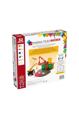 Magna-tiles - İnşaat - 32 Parça