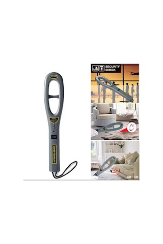 Profesyonel Güvenlikçi El Tipi Üst Arama Altın Metal Arama Dedektörü Hazine Arama El Tipi Gc-101h