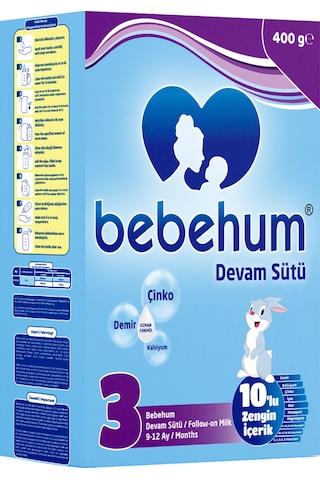 Bebehum 3 Numara Devam Sütü 9-12 Ay 400 gr