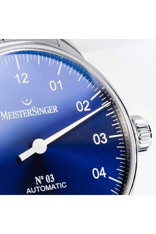Meistersinger Bm9908 03 38mm - Sunburst Blue Metalik