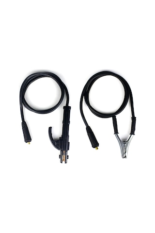 Xindoker 300a Akımsal Bakır+abs Elektrot Ve Toprak Klembi Seti - 1.5m Uzunlukta Kaynak Çekiği Takımı