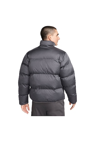 Nike Nıke Club Puffer Erkek Mont Fb7368-068 Gri