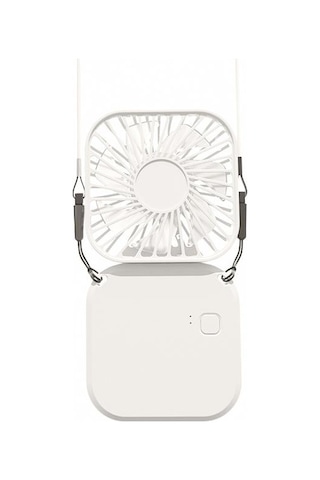Torima F-05 Mini Fan Tutmalı Şarjlı 3 Kademeli Vantilatör Klima Soğutucu Fan Beyaz