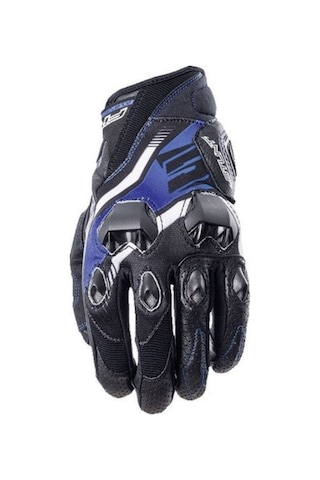 Five Gloves Stunt Evo İcon Blue- Motosiklet Eldiveni