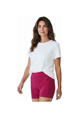 Sportive Lysa Kadın Beyaz Günlük Stil T-shirt 26yk0027-kbyz