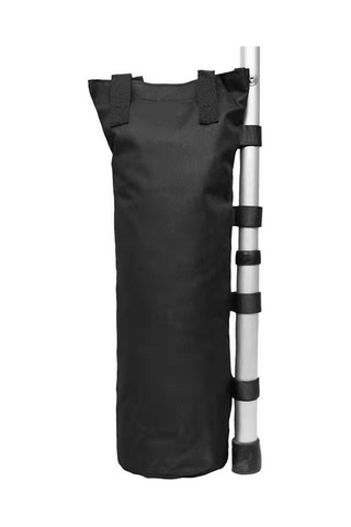 Yifomall 600d Oxford Kumaş 4'lü Sandık, Çadır & Şemsiye Dış Mekan Sabitleme, Yağmurlu Ve Güneşli Günler İçin Dayanıklı Sabitlestirici Torbalar Siyah