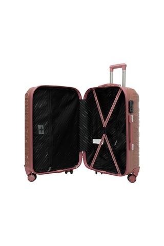 Lumberjack Lugano -o Abs 5fx Pudra Unisex Orta Boy Valiz 000000000101972758 Pembe