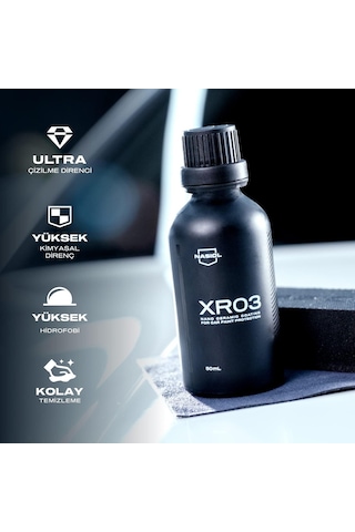 Xr03 Araç Nano Seramik Kaplama Ve Boya Koruma-50 Ml-1,5 Yıl Etkili-profesyonel Bakım,oto Detailing Kiti, Araba Cila,b