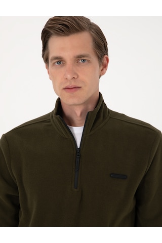 Pierre Cardin Erkek Haki Sweatshirt 50314056-vr027 Haki